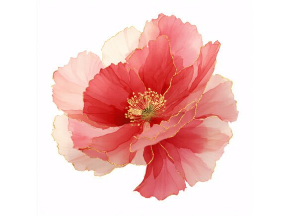 Download 17 JPG Red Poppy Watercolor Set - Watercolor Collection