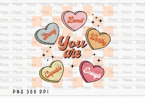 Download Valentine Conversation Hearts Retro PNG - Retro png Collection