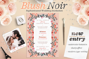Download Blush Noir Wedding Invite IV - Wedding Collection