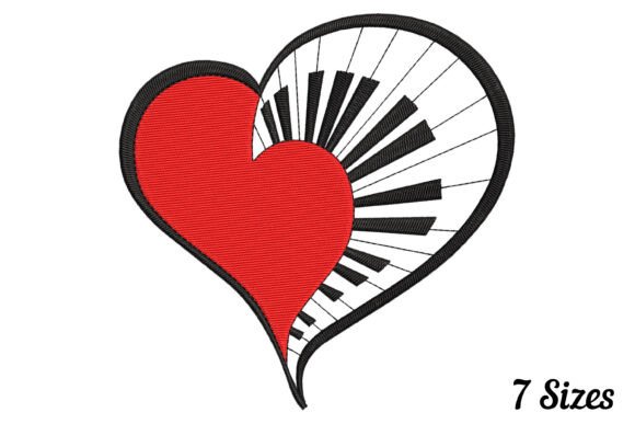 Download Piano Keyboard Heart Love - Heart love Collection