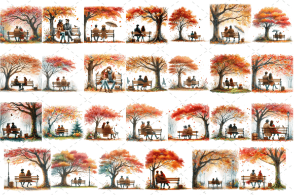 Download Watercolor Romantic Couple Bundle - Watercolor Collection