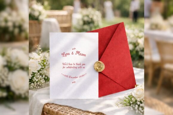 Download Wedding Thank You Card Canva Bd002 - Wedding Collection