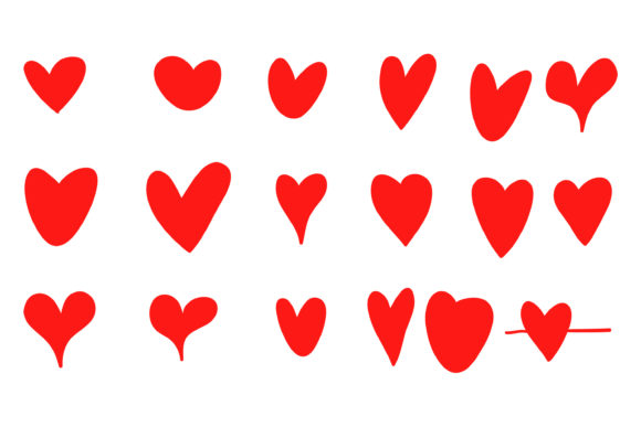 Download Doodle Heart Love Illustration - Heart love Collection
