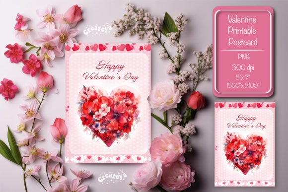 Download Printable Valentine Card Watercolor - Watercolor Collection