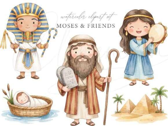 Download Biblical Watercolor Illustration - Watercolor Collection
