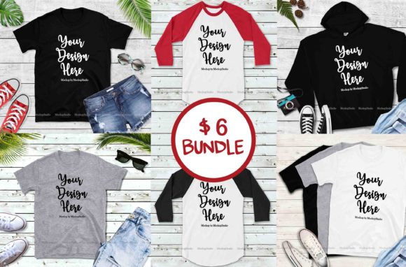 Download T-shirt Mockup Bundle | Tshirt Mock Up - Tshirt Collection