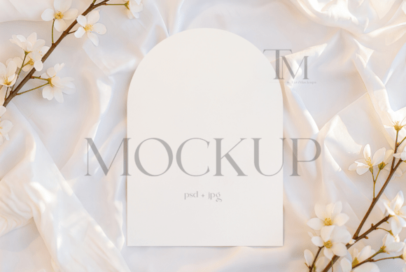Download Arch Wedding Card Mockup, 5x7 - Wedding Collection