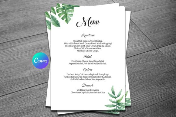 Download Printable Wedding Menu Card - Wedding Collection